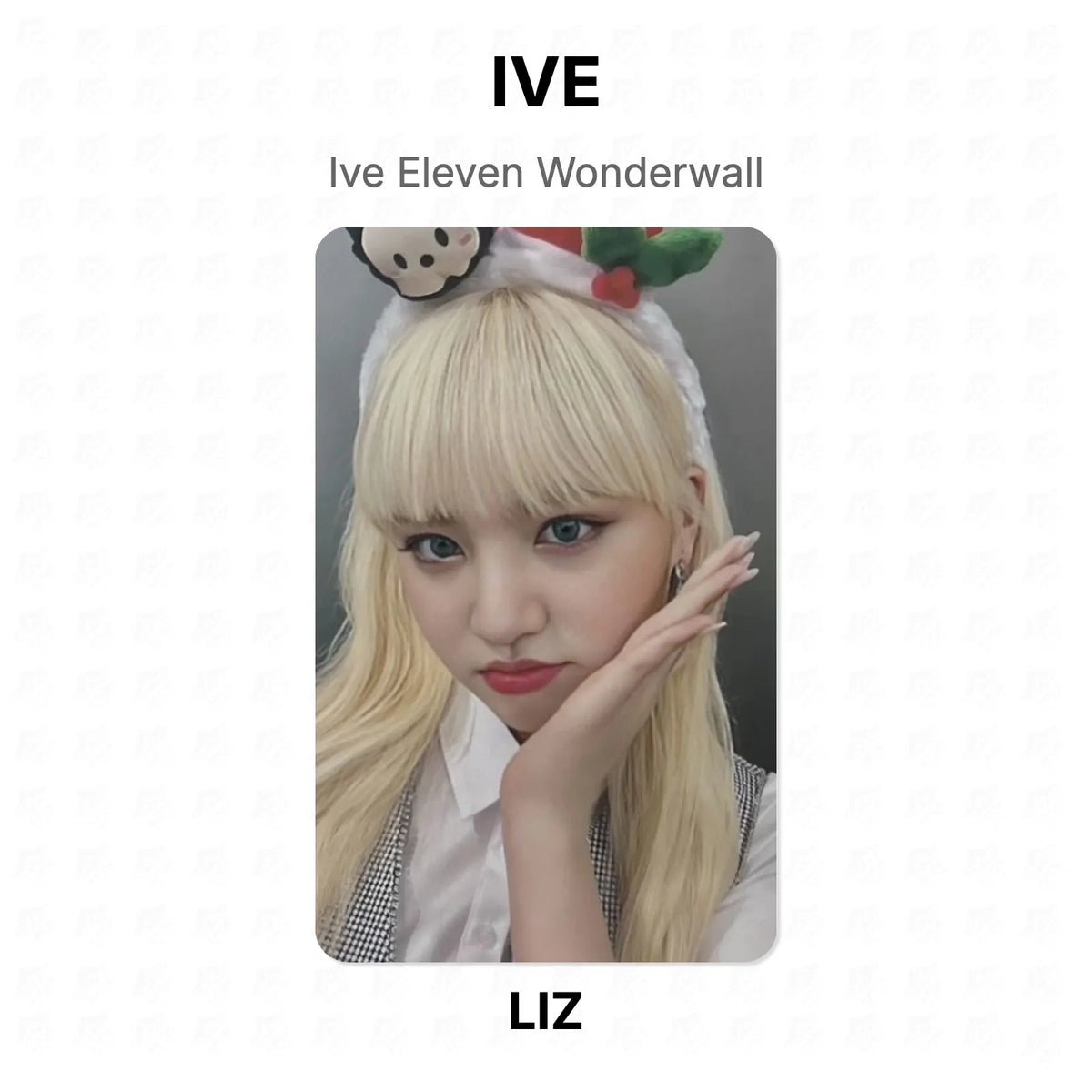 IVE Eleven Wonderwall Official Photocard