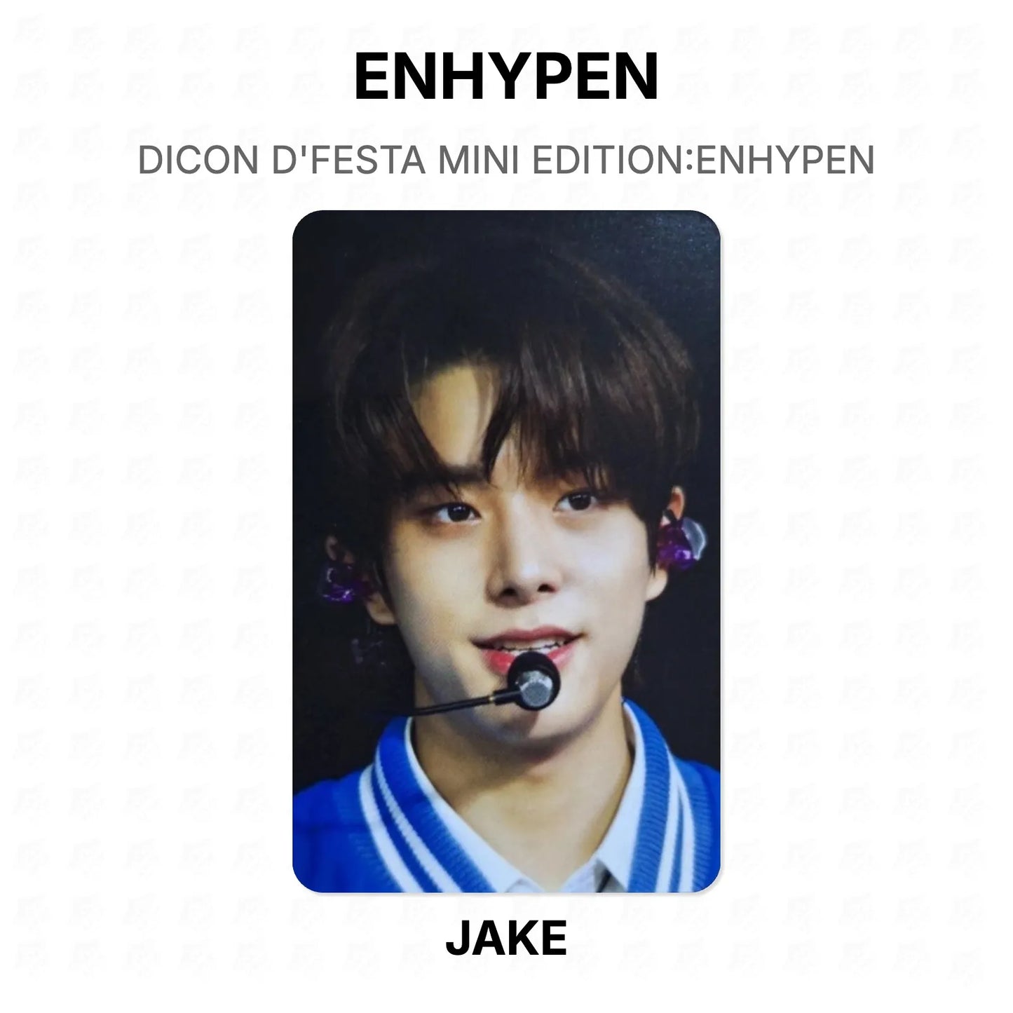 ENHYPEN DICON D'FESTA MINI EDITION:ENHYPEN Official Photocard