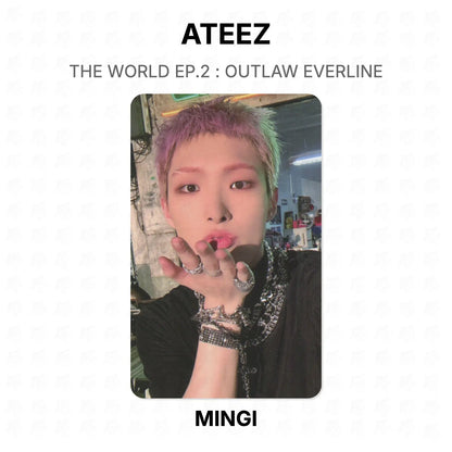 ATEEZ THE WORLD EP.2 : OUTLAW EVERLINE Official Photocard