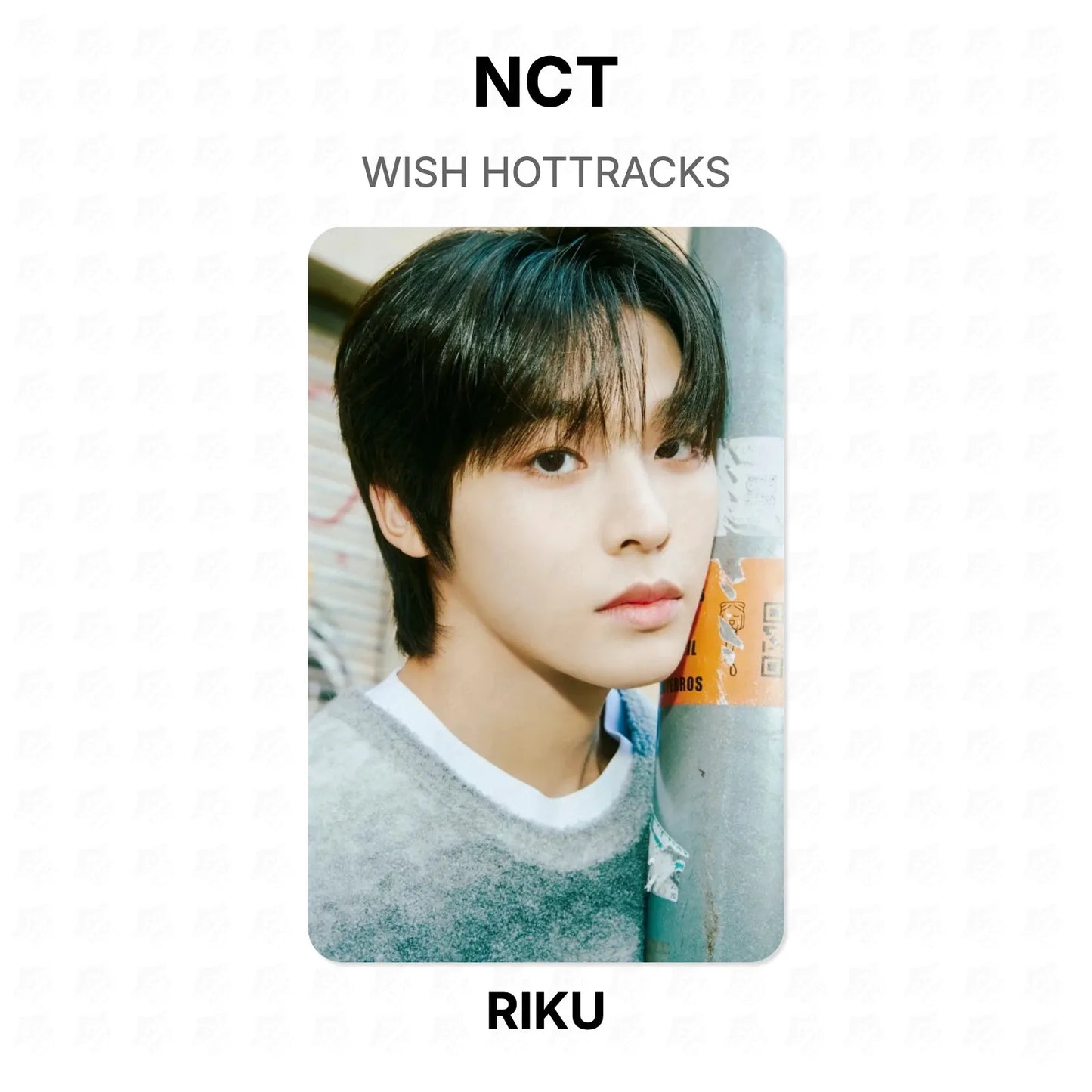 NCT WISH HOTTRACKS Official Photocard