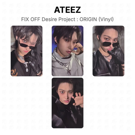 ATEEZ FIX OFF Desire Project : ORIGIN (Vinyl) Official Photocard