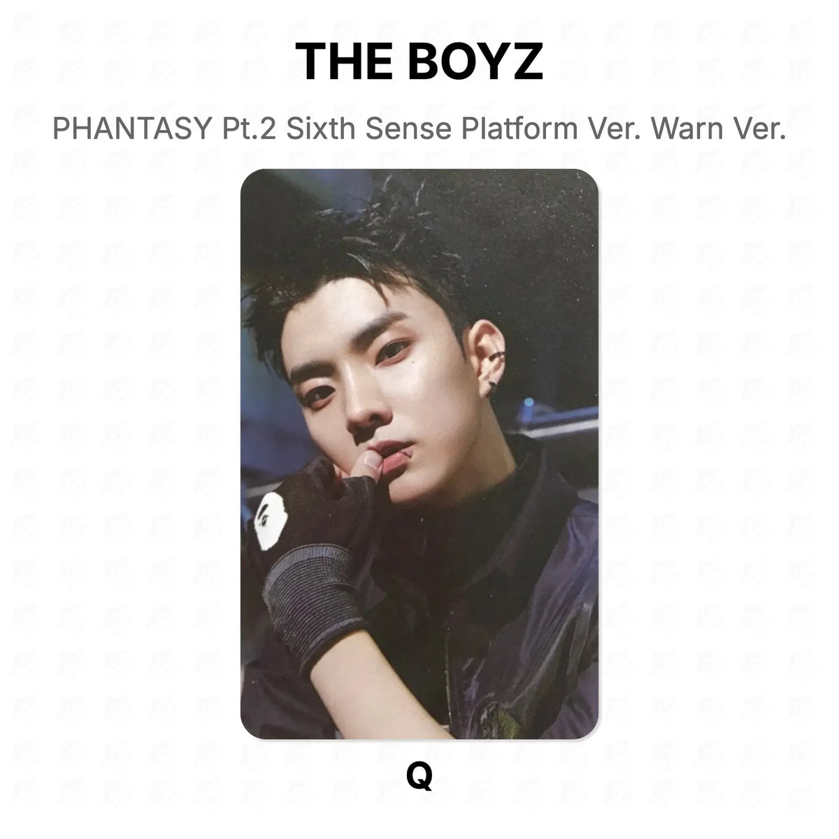 THE BOYZ PHANTASY Pt.2 Sixth Sense Platform Ver. Warn Ver. Official Photocard