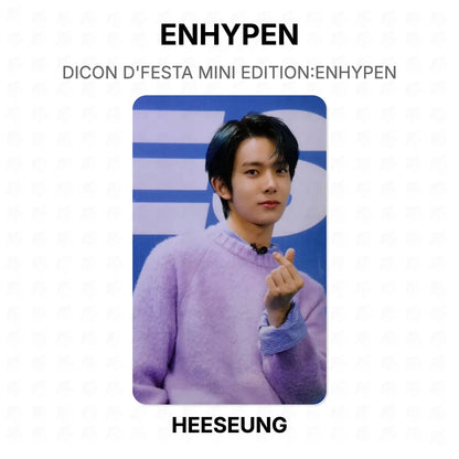 ENHYPEN DICON D'FESTA MINI EDITION:ENHYPEN Official Photocard