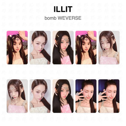 ILLIT bomb WEVERSE Official Photocard