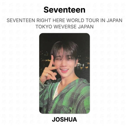 Seventeen RIGHT HERE WORLD TOUR IN JAPAN TOKYO WEVERSE JAPAN Official Photocard