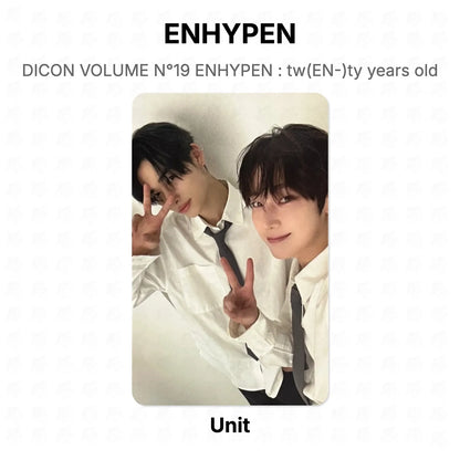 ENHYPEN DICON VOLUME N°19 ENHYPEN : tw(EN-)ty years old Official Photocard