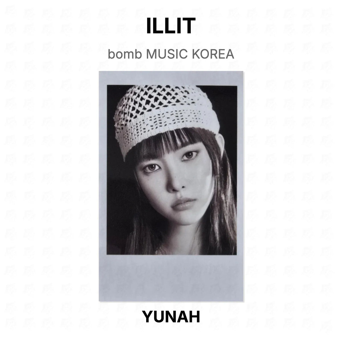 ILLIT bomb MUSIC KOREA Official Photocard