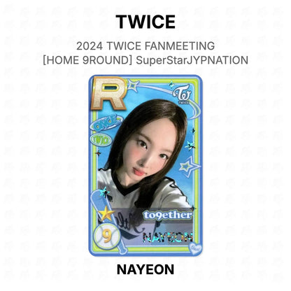 TWICE 2024 TWICE FANMEETING [HOME 9ROUND] SuperStarJYPNATION Official Photocard