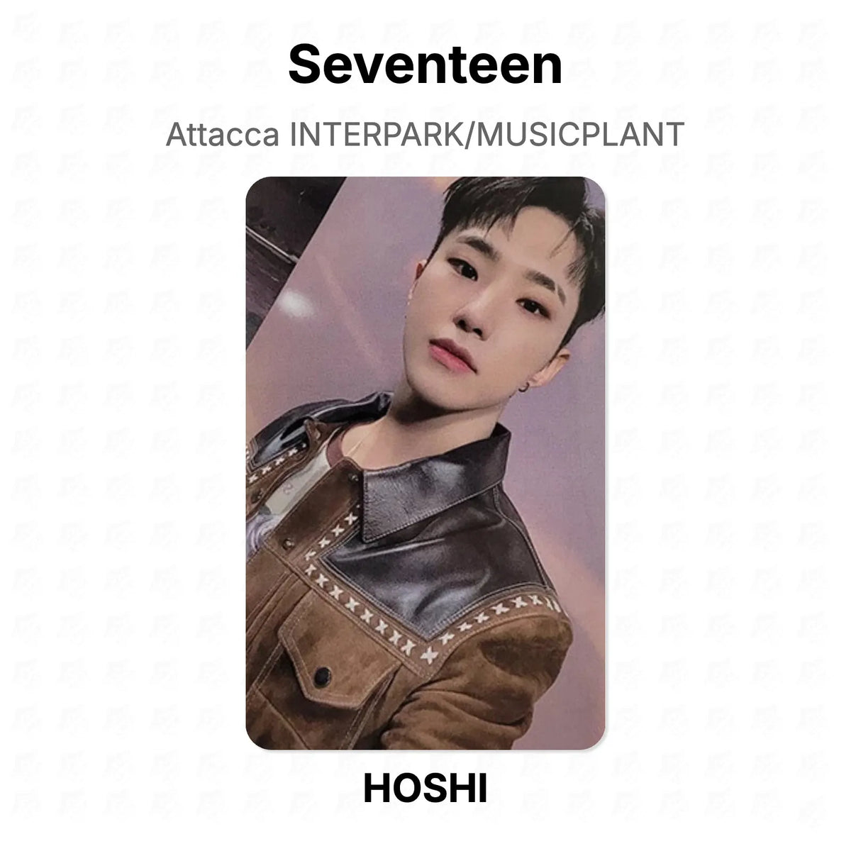 Seventeen Attacca INTERPARK/MUSICPLANT photocard ufficiale