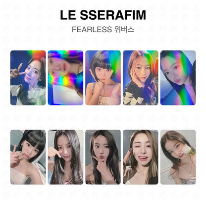 LE SSERAFIM FEARLESS WEVERSE Official Photocard