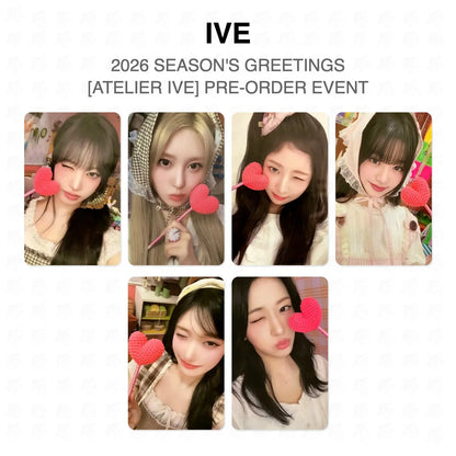 IVE 2026 SEASON'S GREETINGS [ATELIER IVE] PRE-ORDER EVENT Official Photocard