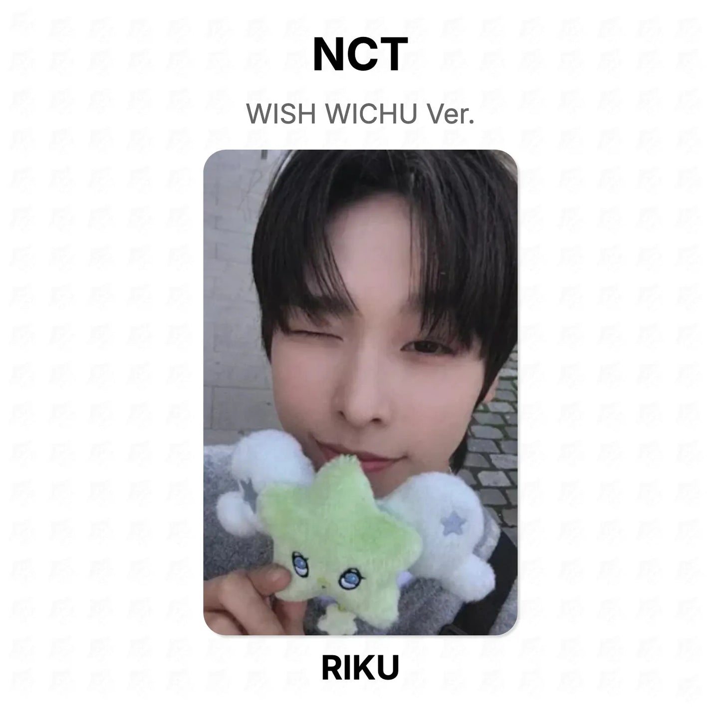 NCT WISH WICHU Ver. Official Photocard