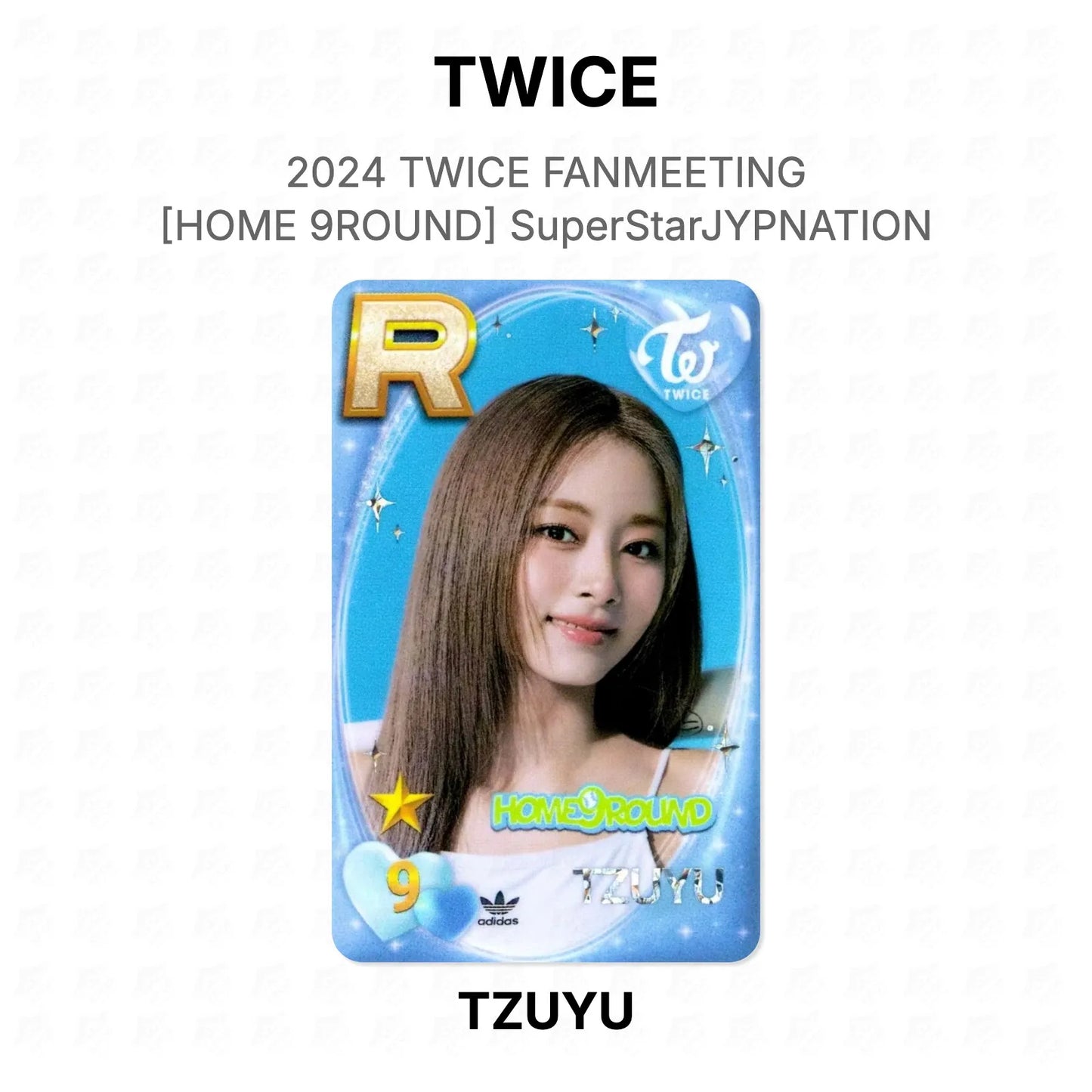 TWICE 2024 TWICE FANMEETING [HOME 9ROUND] SuperStarJYPNATION Official Photocard