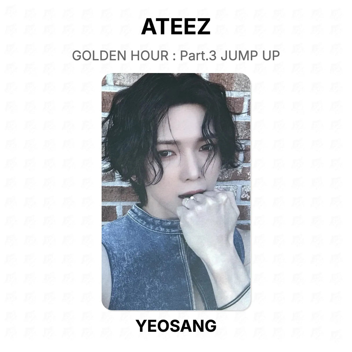 ATEEZ GOLDEN HOUR : Part.3 JUMP UP Official Photocard