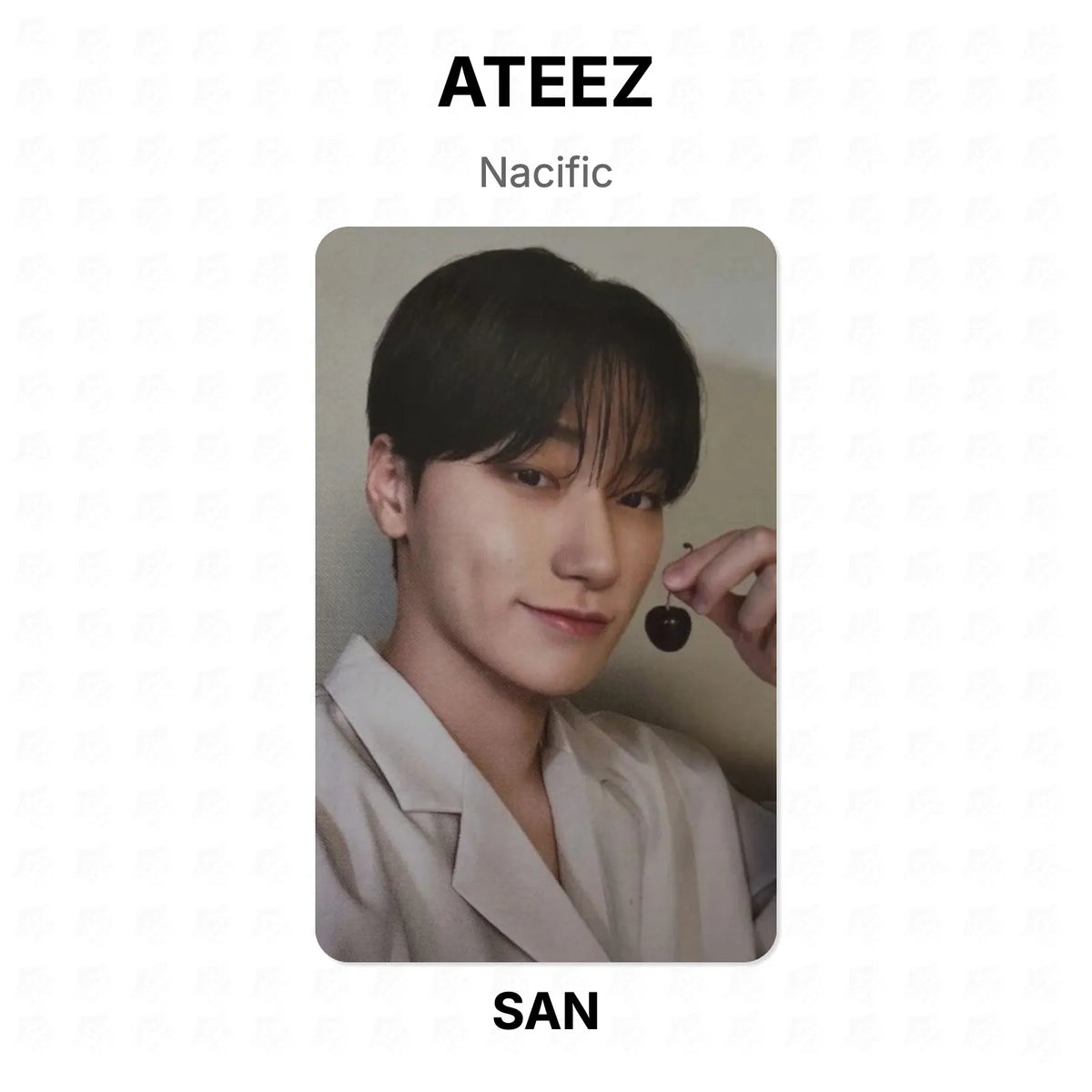 ATEEZ Nacific Official Photocard