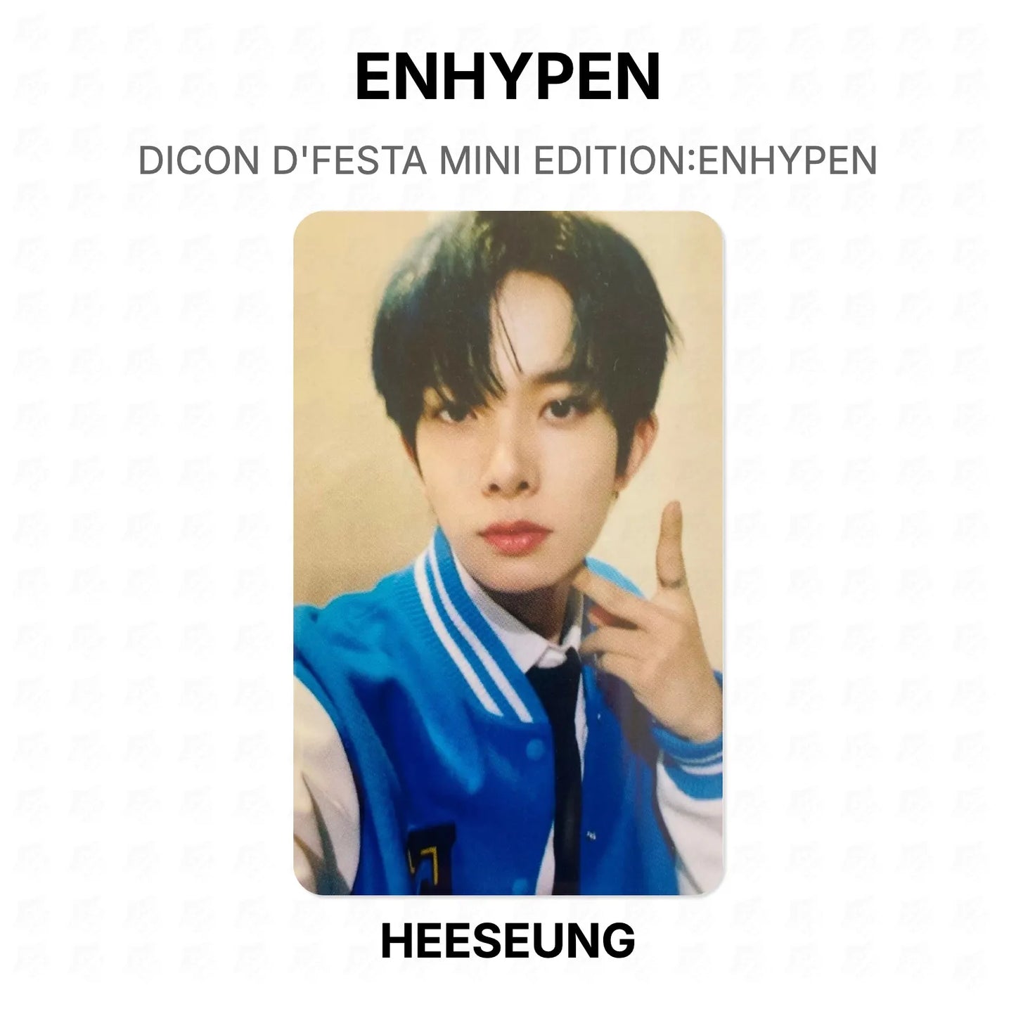 ENHYPEN DICON D'FESTA MINI EDITION:ENHYPEN Official Photocard