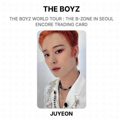 THE BOYZ WORLD TOUR : THE B-ZONE IN SEOUL ENCORE TRADING CARD Official Photocard