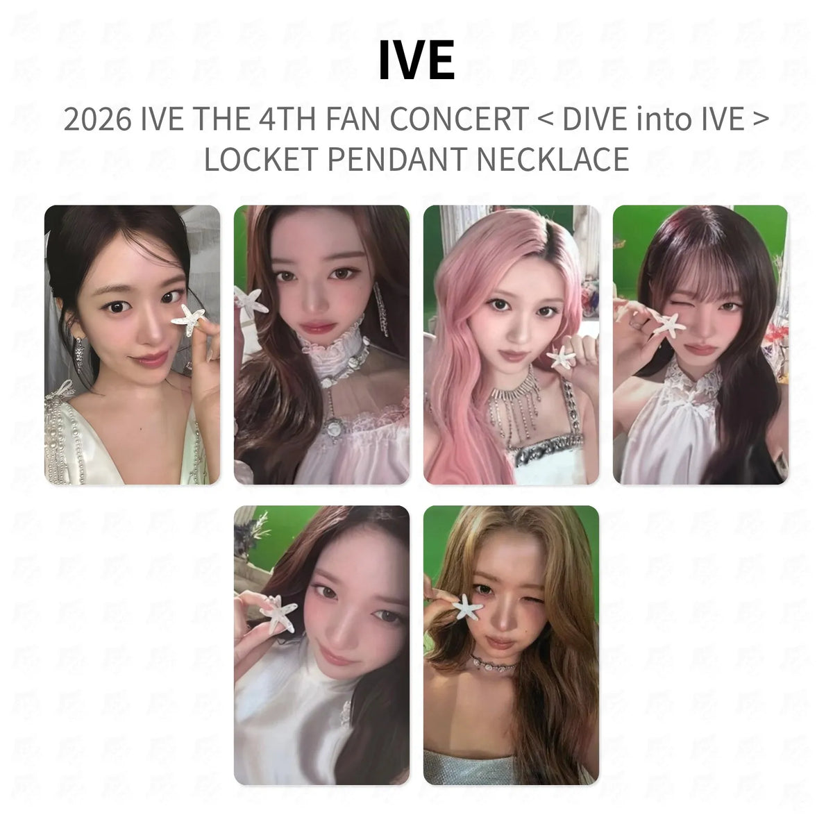IVE 2026 IVE THE 4TH FAN CONCERT < DIVE into IVE > LOCKET PENDANT NECKLACE Official Photocard