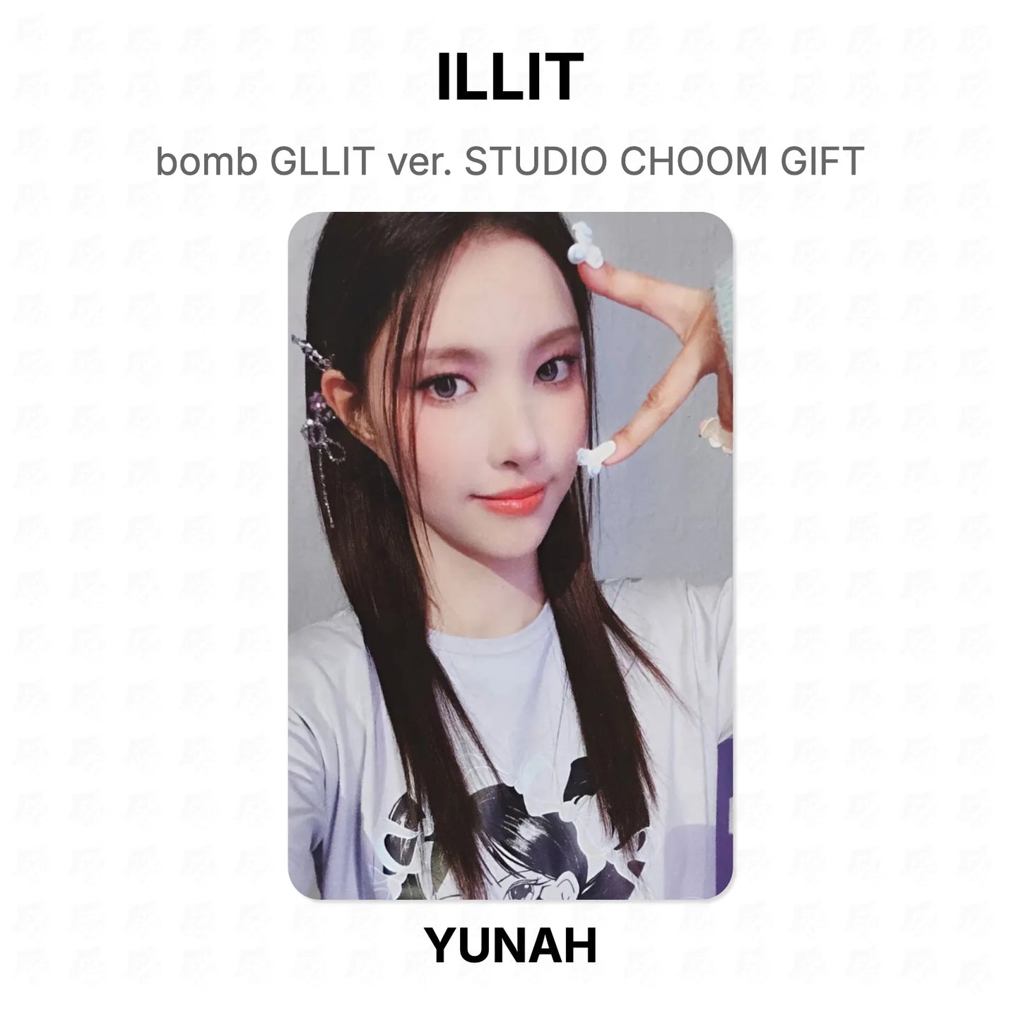 ILLIT bomb GLLIT ver. STUDIO CHOOM GIFT Official Photocard