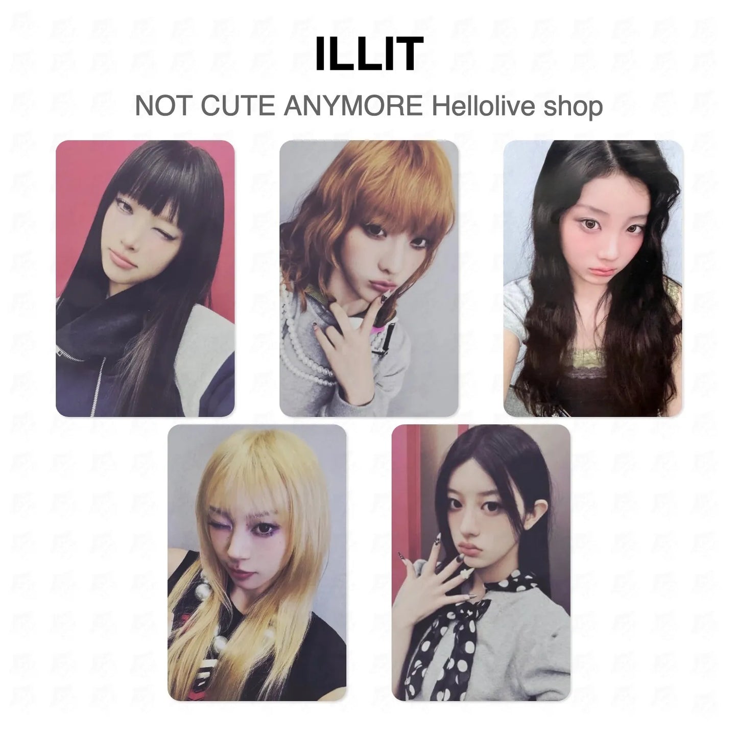 ILLIT NOT CUTE ANYMORE Hellolive shop Official Photocard