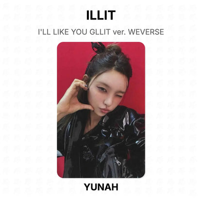 ILLIT I'LL LIKE YOU GLLIT ver. WEVERSE Official Photocard