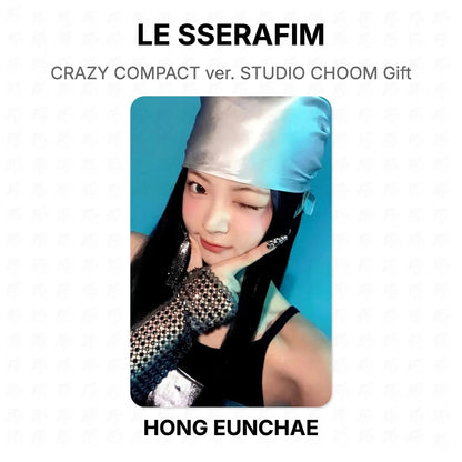 LE SSERAFIM CRAZY COMPACT ver. STUDIO CHOOM Gift Official Photocard