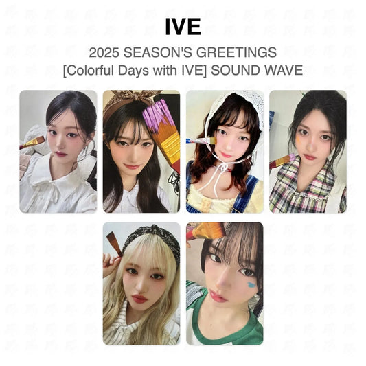 IVE 2025 SEASON'S GREETINGS [Colorful Days with IVE] SOUND WAVE Official Photocard