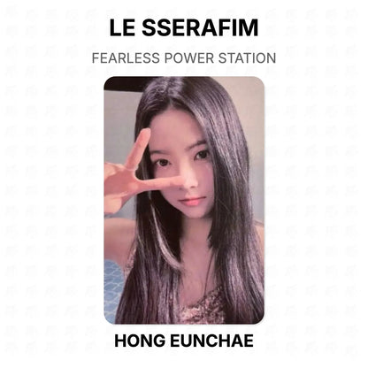 LE SSERAFIM FEARLESS POWER STATION Official Photocard