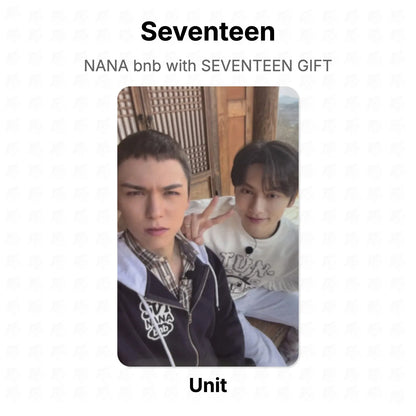 Seventeen NANA bnb with SEVENTEEN GIFT Official Photocard