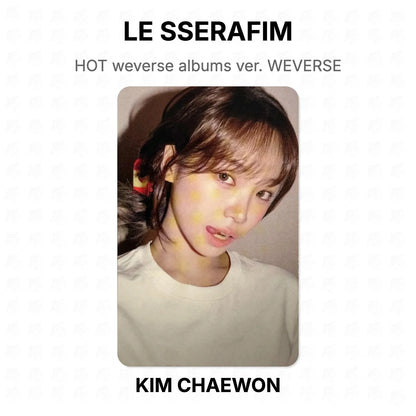 LE SSERAFIM HOT weverse albums ver. WEVERSE Official Photocard