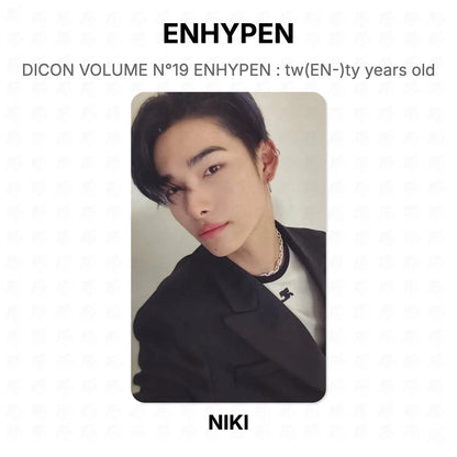 ENHYPEN DICON VOLUME N°19 ENHYPEN : tw(EN-)ty years old Official Photocard
