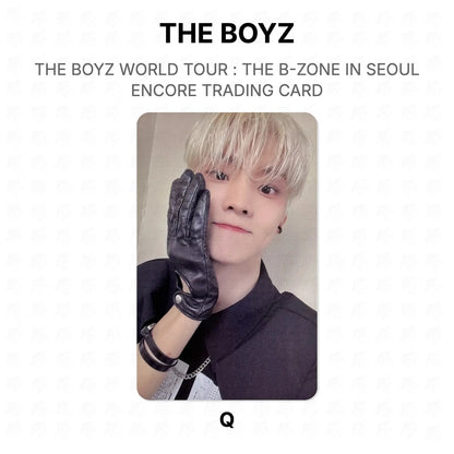 THE BOYZ WORLD TOUR : THE B-ZONE IN SEOUL ENCORE TRADING CARD Official Photocard