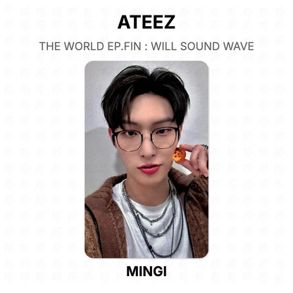 ATEEZ THE WORLD EP.FIN : WILL SOUND WAVE Official Photocard