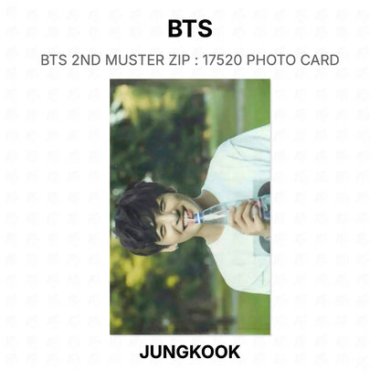 BTS 2ND MUSTER ZIP : 17520 PHOTO CARD Official Photocard