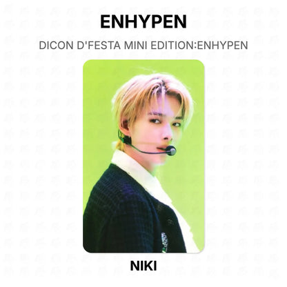 ENHYPEN DICON D'FESTA MINI EDITION:ENHYPEN Official Photocard