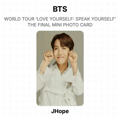 BTS WORLD TOUR ‘LOVE YOURSELF: SPEAK YOURSELF’ THE FINAL MINI PHOTO CARD photocard oficial