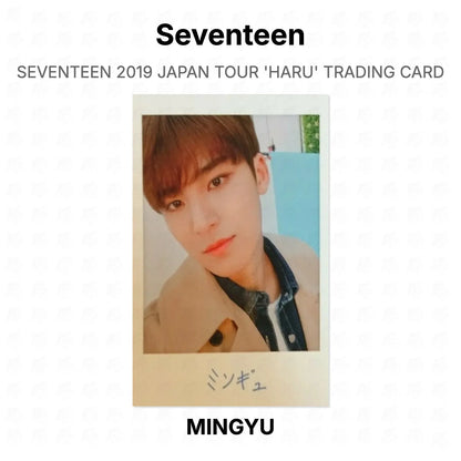 Seventeen 2019 JAPAN TOUR 'HARU' TRADING CARD Official Photocard