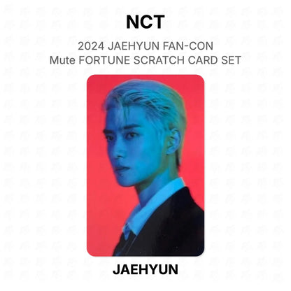 NCT 2024 JAEHYUN FAN-CON Mute FORTUNE SCRATCH CARD SET Official Photocard