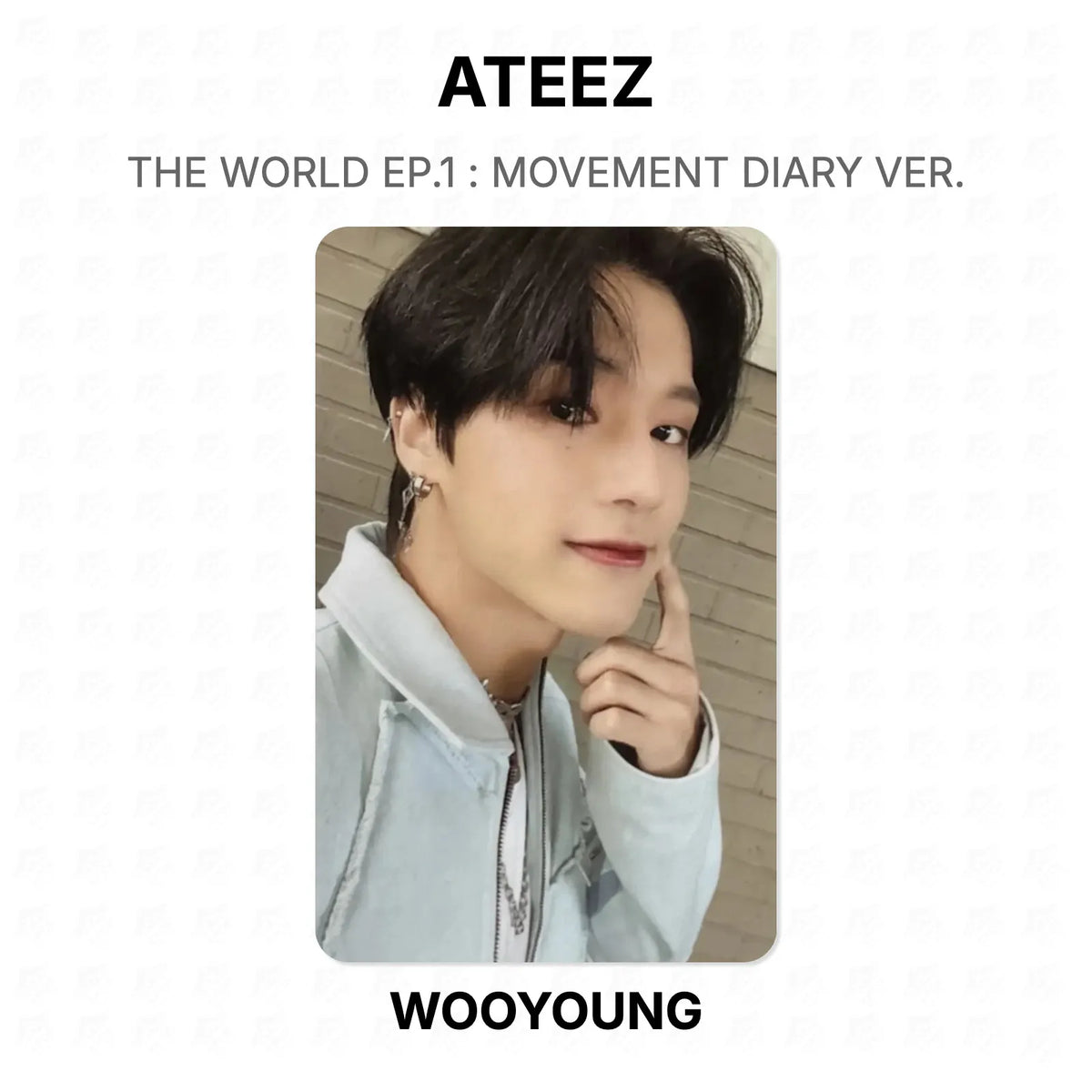 ATEEZ THE WORLD EP.1 : MOVEMENT DIARY VER. Official Photocard