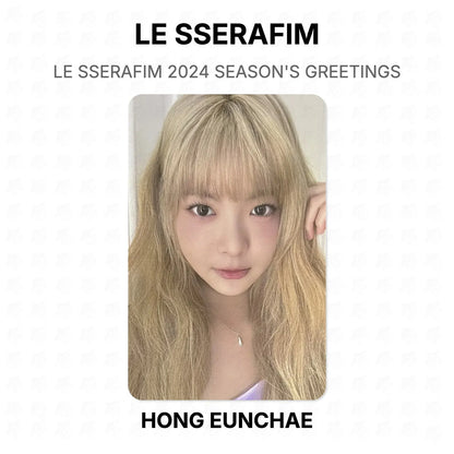 LE SSERAFIM 2024 SEASON'S GREETINGS Official Photocard