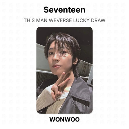Seventeen THIS MAN WEVERSE LUCKY DRAW Official Photocard