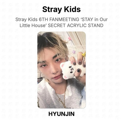 Stray Kids 6TH FANMEETING ‘STAY in Our Little House’ SECRET ACRYLIC STAND Official Photocard
