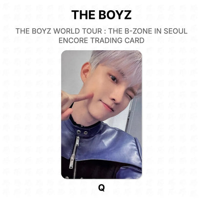 THE BOYZ WORLD TOUR : THE B-ZONE IN SEOUL ENCORE TRADING CARD Official Photocard