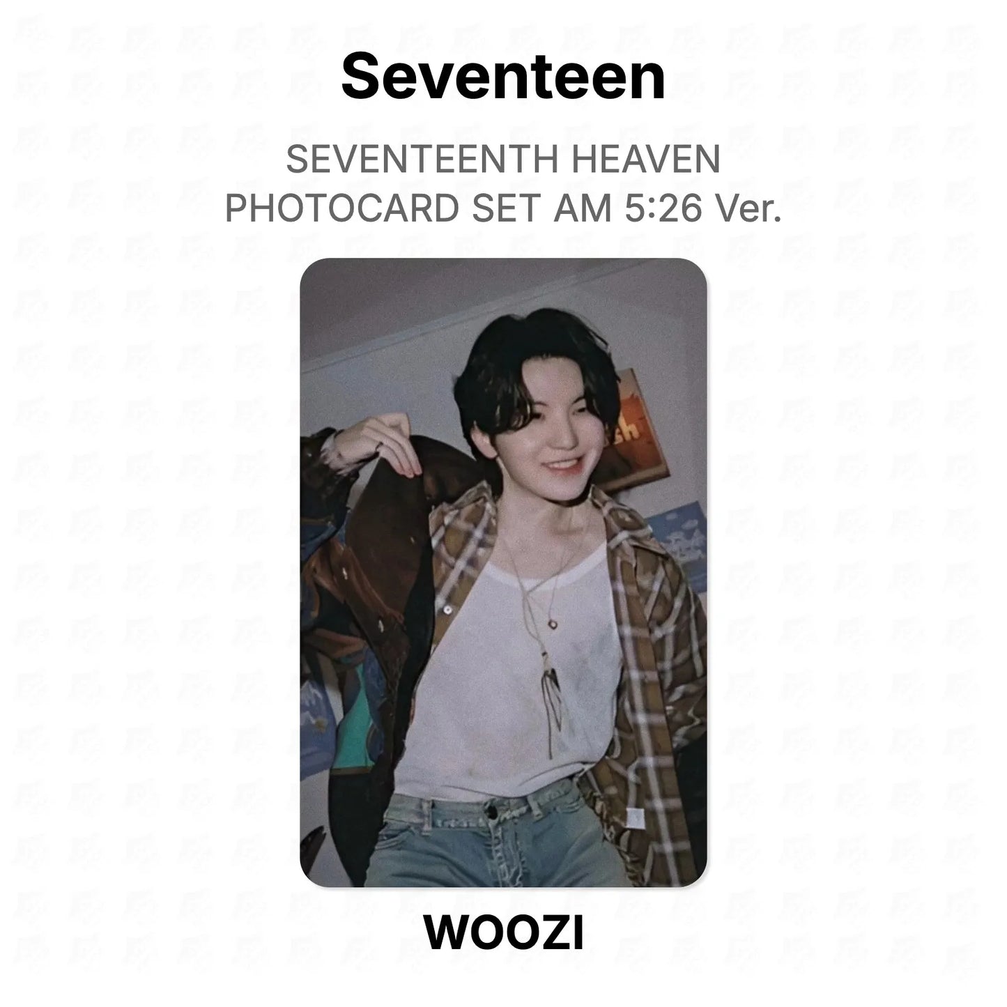 Seventeen SEVENTEENTH HEAVEN PHOTOCARD SET AM 5:26 Ver. Official Photocard