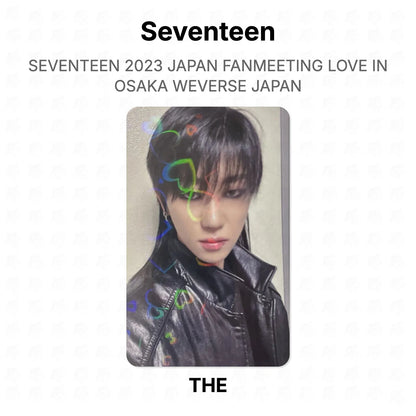 Seventeen 2023 JAPAN FANMEETING LOVE IN OSAKA WEVERSE JAPAN Official Photocard