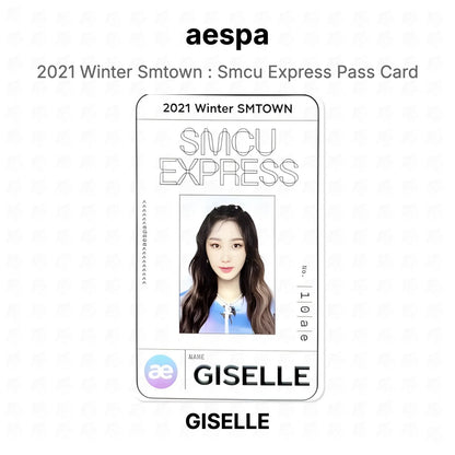 aespa 2021 Winter Smtown : Smcu Express Pass Card Official Photocard