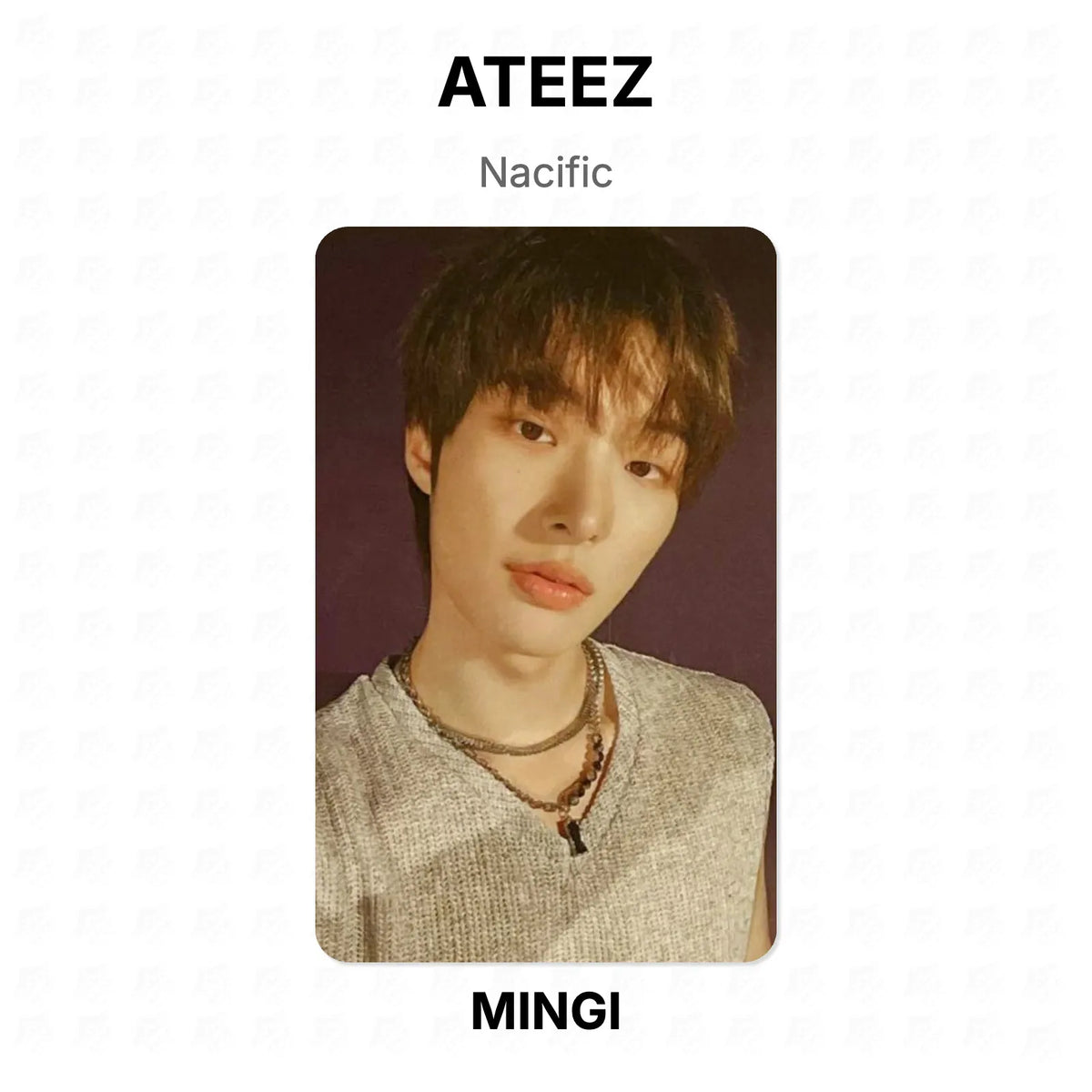 ATEEZ Nacific Official Photocard