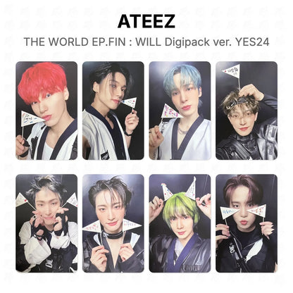 ATEEZ THE WORLD EP.FIN : WILL Digipack ver. YES24 Official Photocard