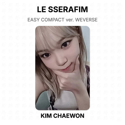 LE SSERAFIM EASY COMPACT ver. WEVERSE Official Photocard