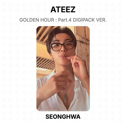 ATEEZ GOLDEN HOUR : Part.4 DIGIPACK VER. Official Photocard
